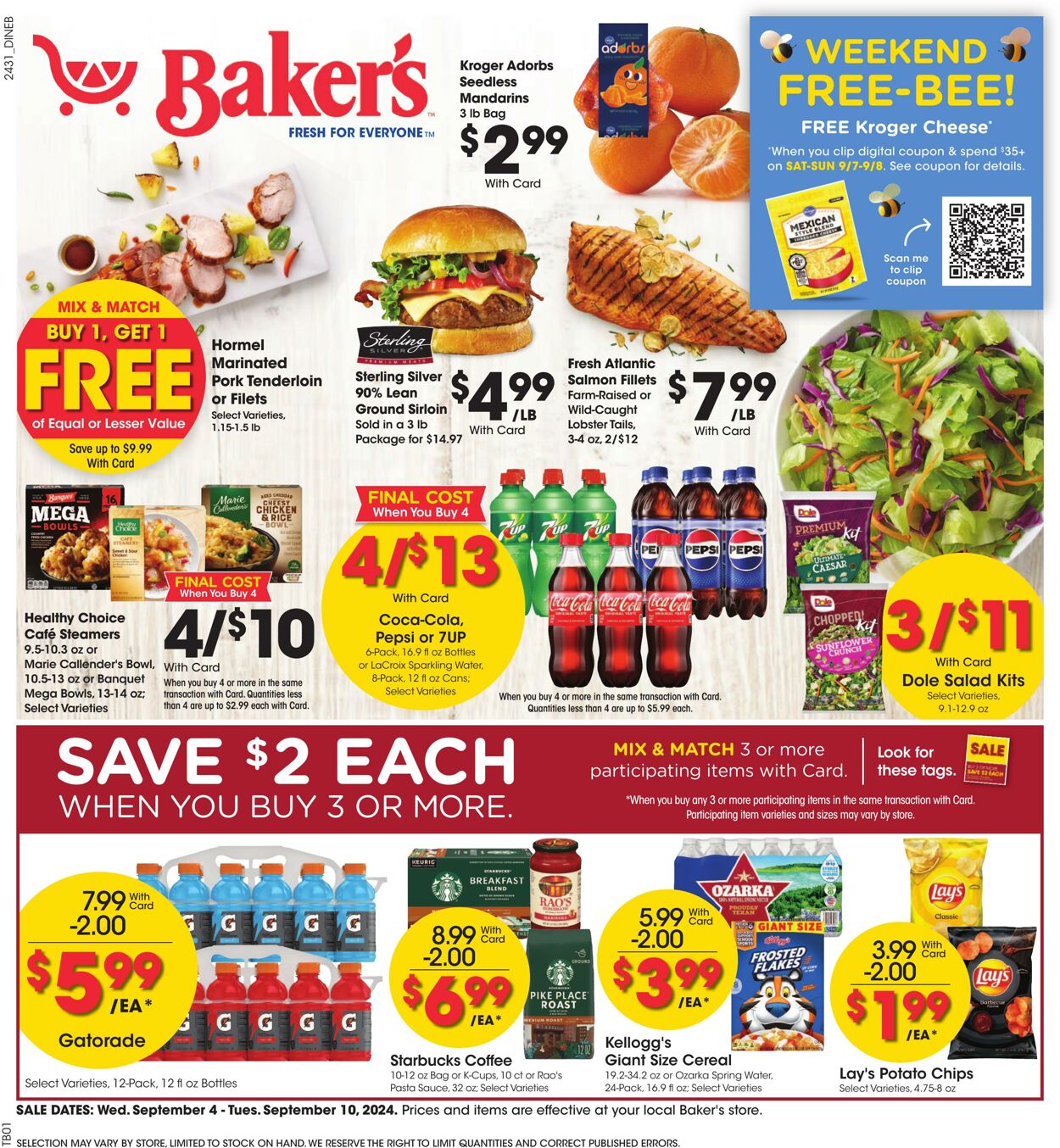 Weekly ad Baker's 09/04/2024 - 09/10/2024