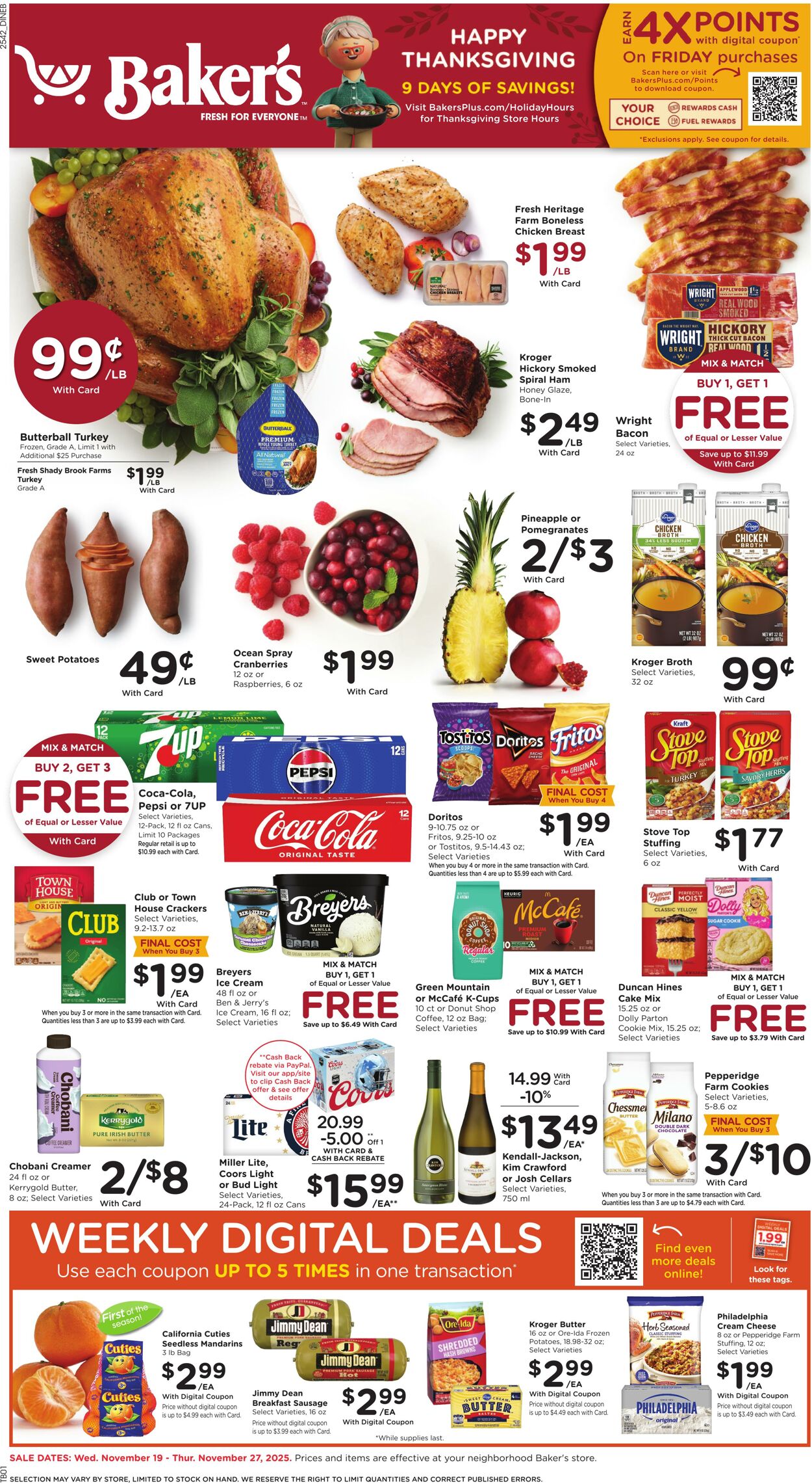 Weekly ad Baker's 11/19/2025 - 11/27/2025