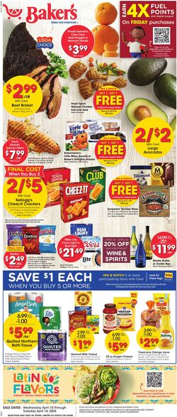Weekly ad Baker's 04/24/2024 - 04/30/2024