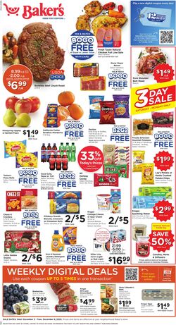Weekly ad Baker's 12/03/2025 - 12/09/2025