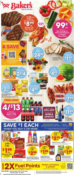Weekly ad Baker's 05/31/2023 - 06/06/2023