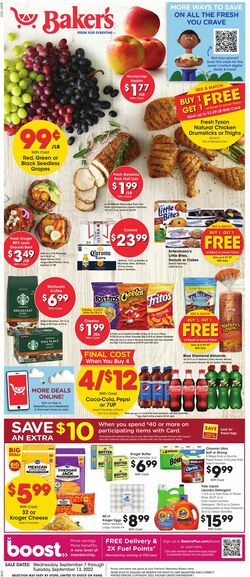 Weekly ad Baker's 09/07/2022-09/13/2022