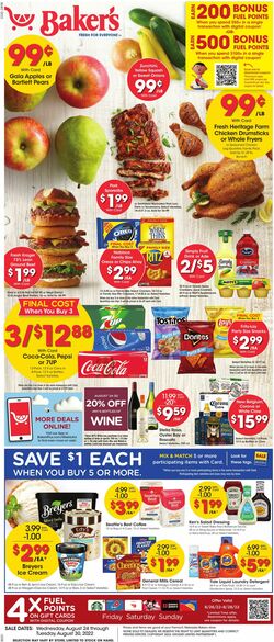 Weekly ad Baker's 08/24/2022-08/30/2022
