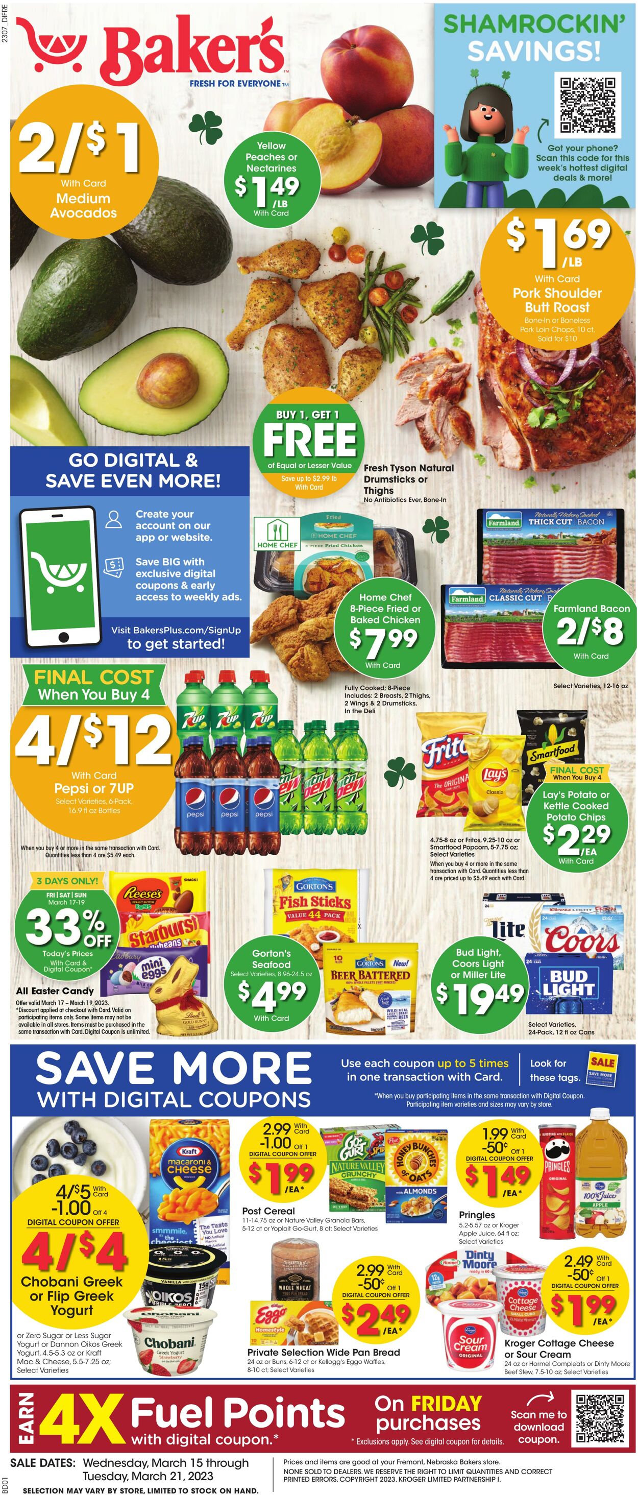 Weekly ad Baker's 03/15/2023 - 03/21/2023