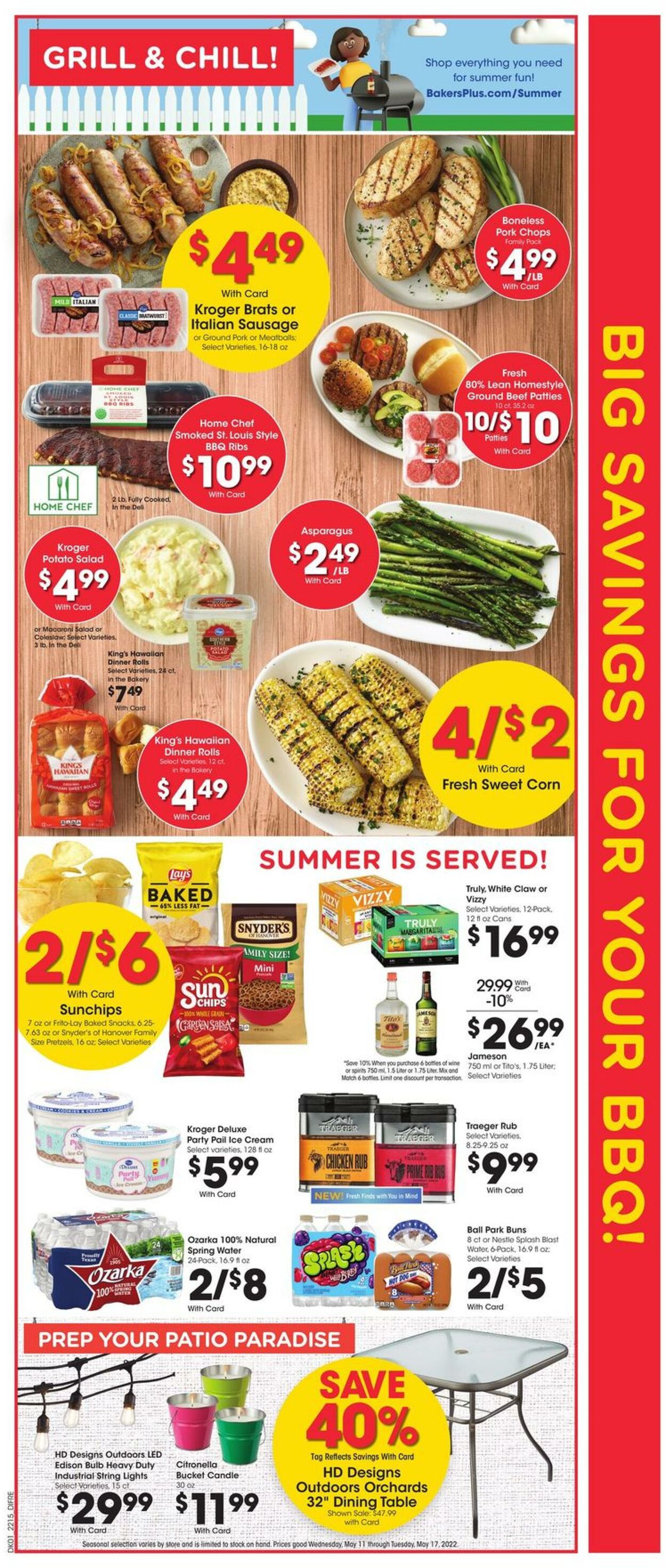 Weekly ad Baker's 05/11/2022 - 05/17/2022