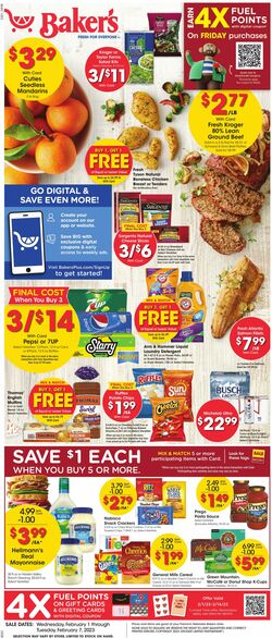 Weekly ad Baker's 02/01/2023-02/07/2023
