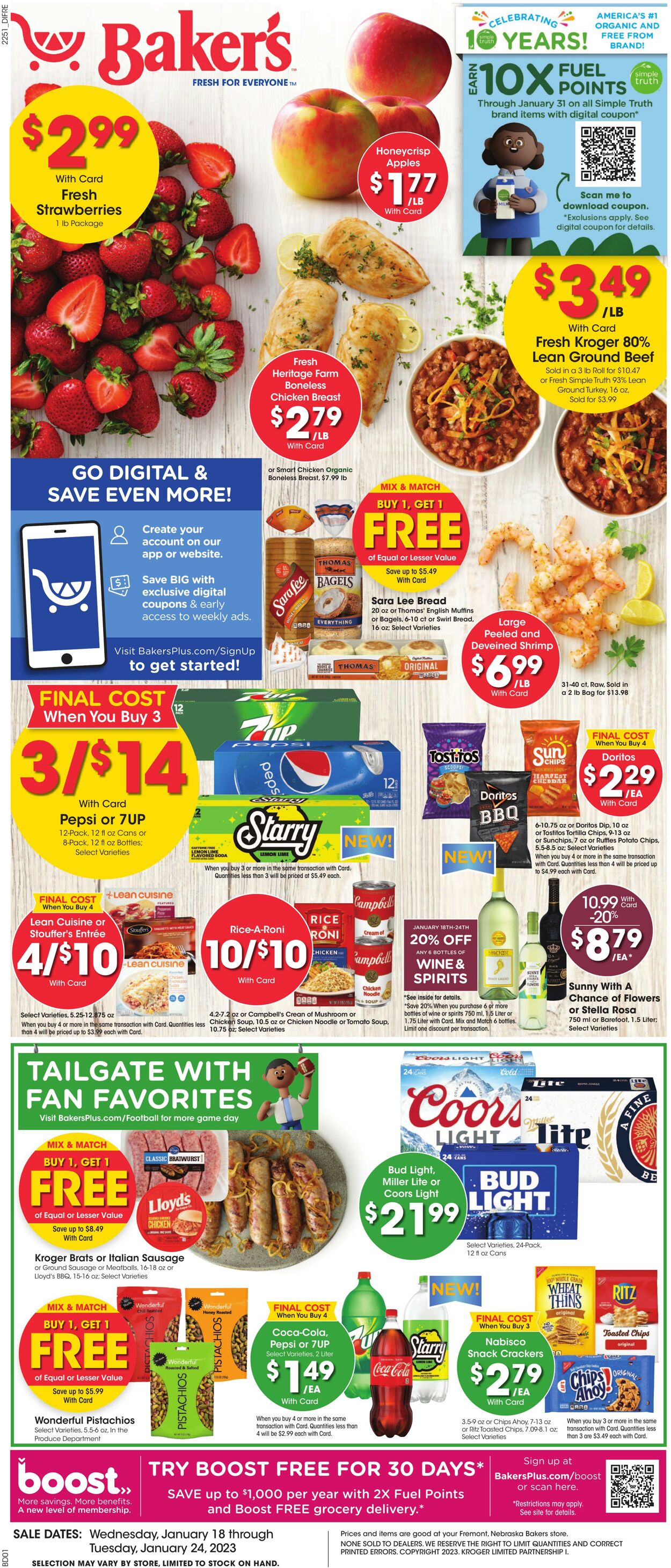 Weekly ad Baker's 01/18/2023-01/24/2023