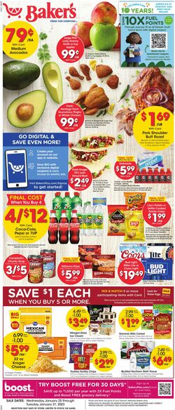 Weekly ad Baker's 01/25/2023-01/31/2023