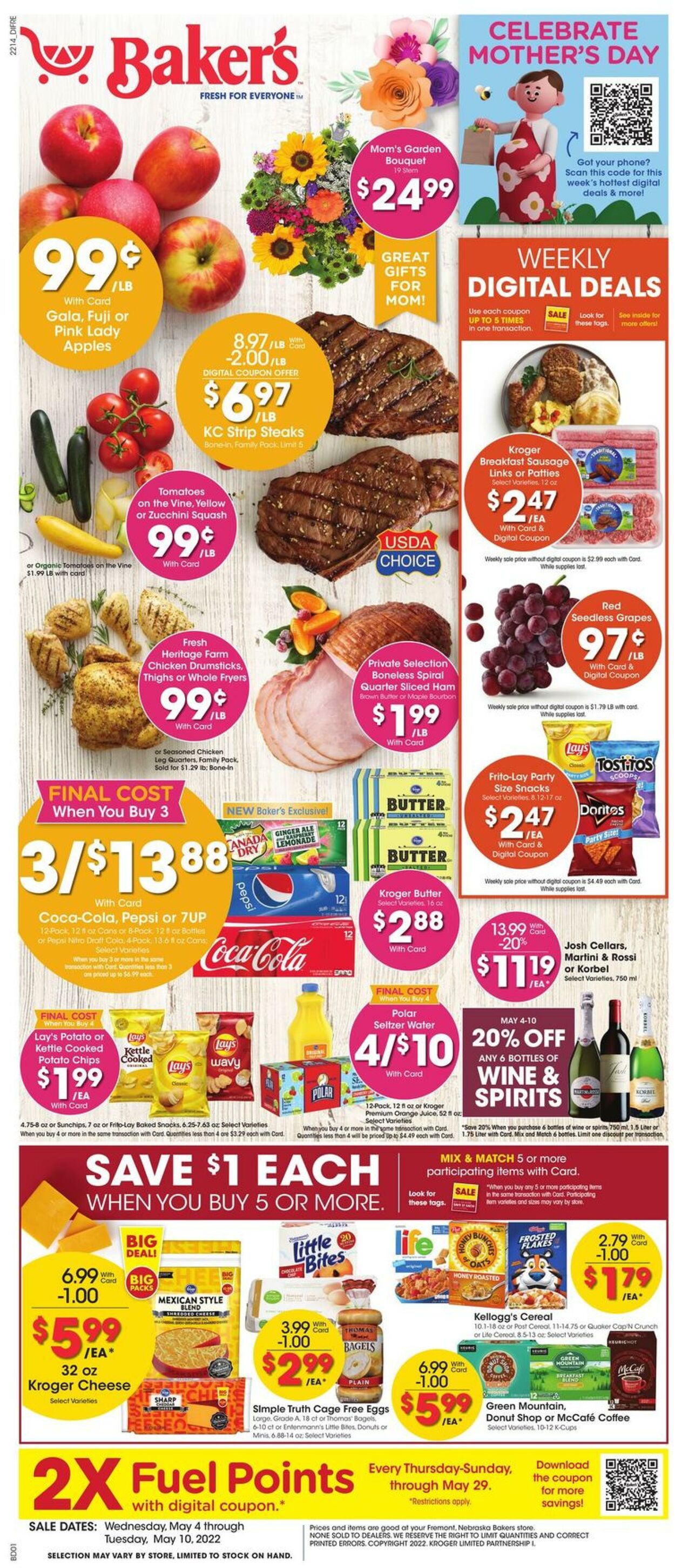 Weekly ad Baker's 05/04/2022 - 05/10/2022