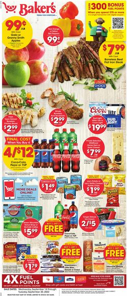 Weekly ad Baker's 09/14/2022-09/20/2022