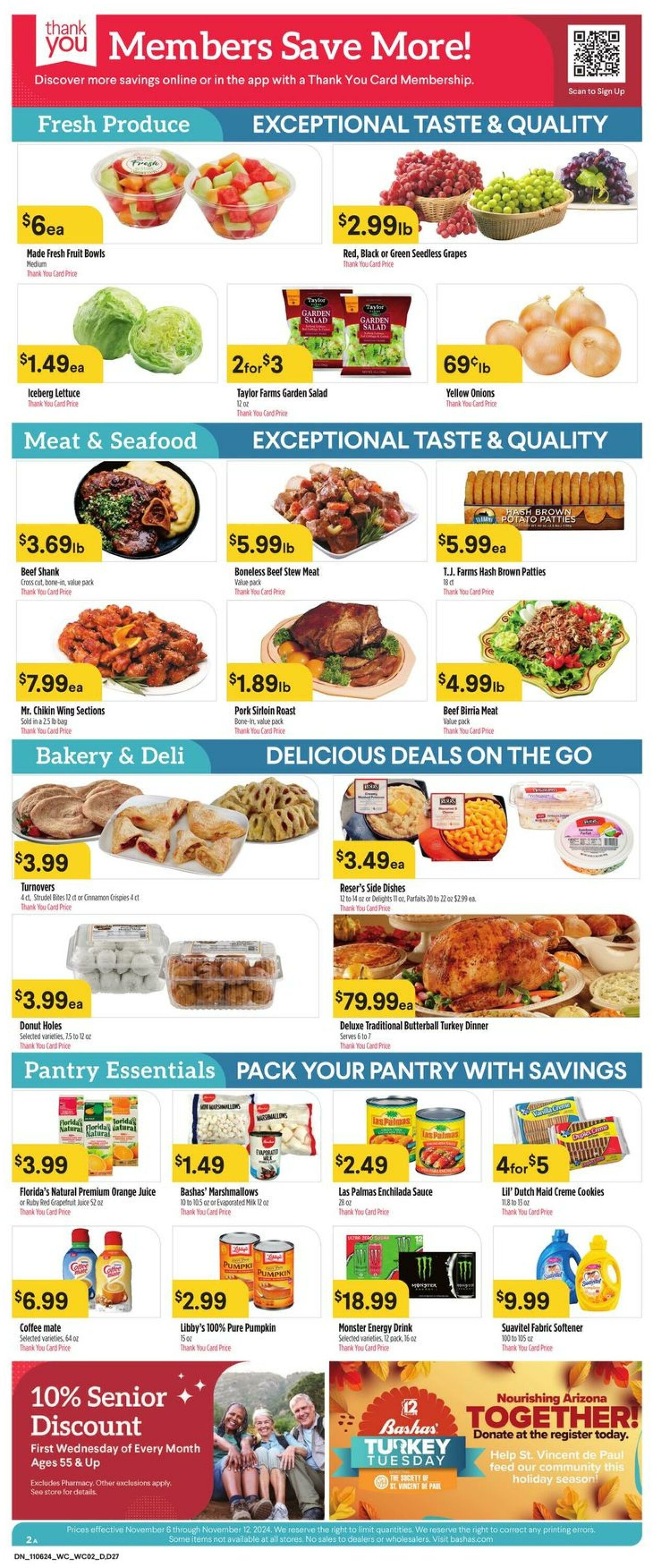 Weekly ad Bashas 11/06/2024 - 11/12/2024