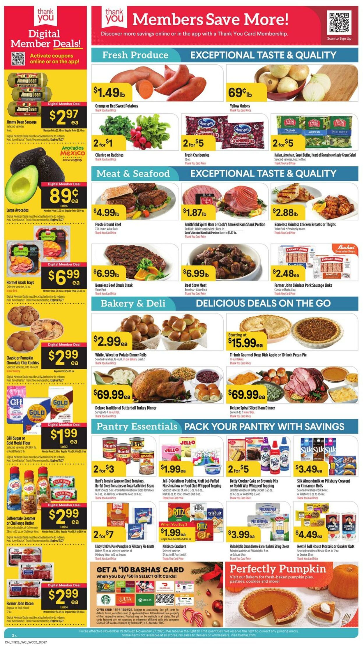Weekly ad Bashas 11/19/2025 - 11/27/2025