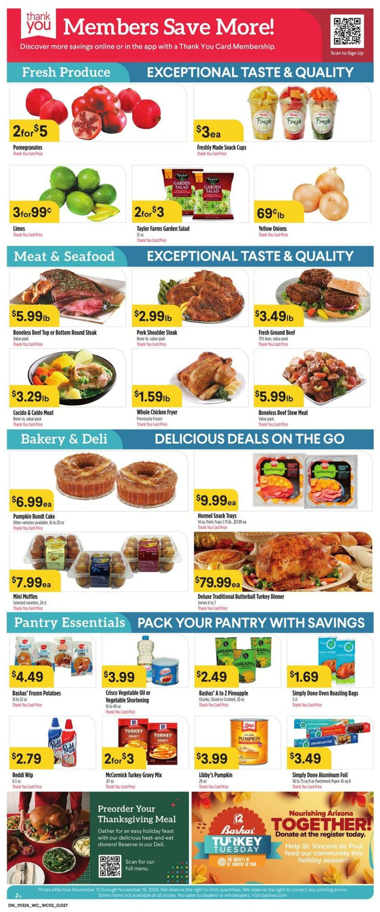 Weekly ad Bashas 11/13/2024 - 11/19/2024