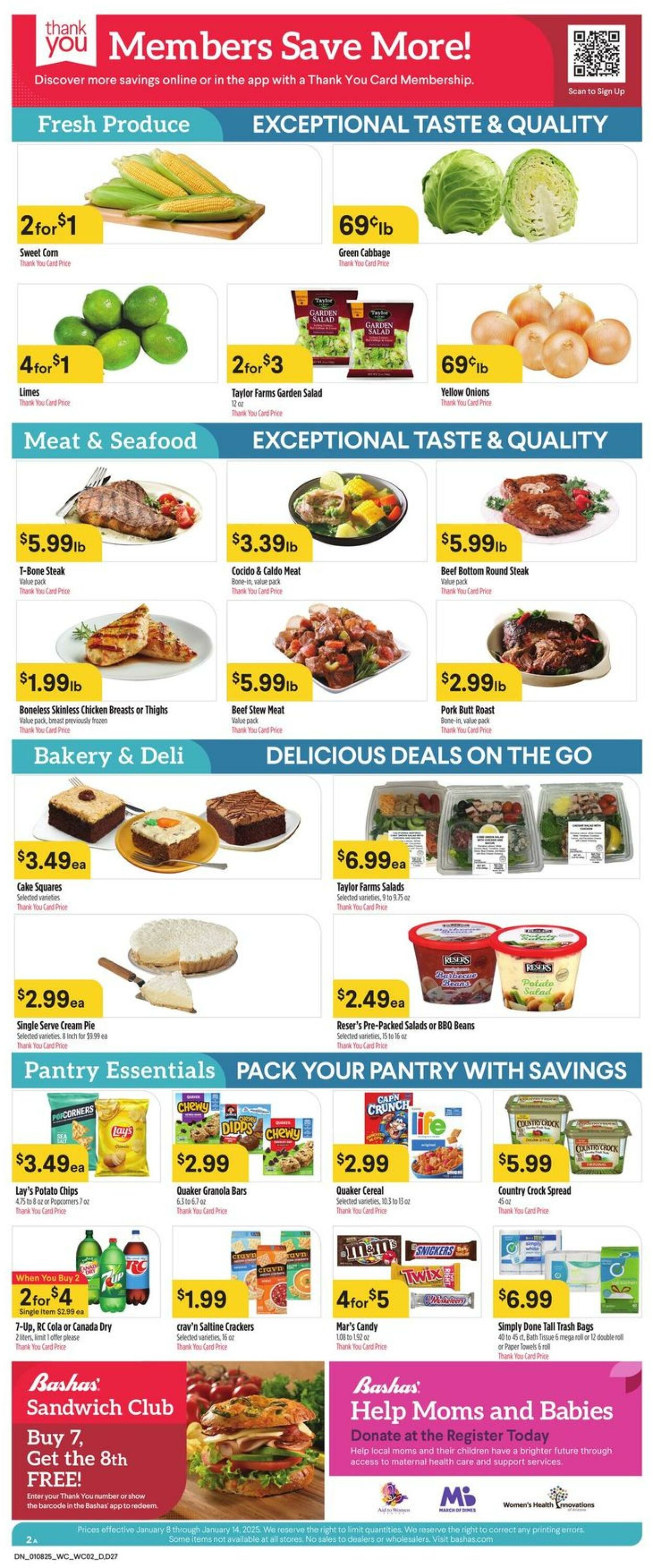 Weekly ad Bashas 01/08/2025 - 01/14/2025