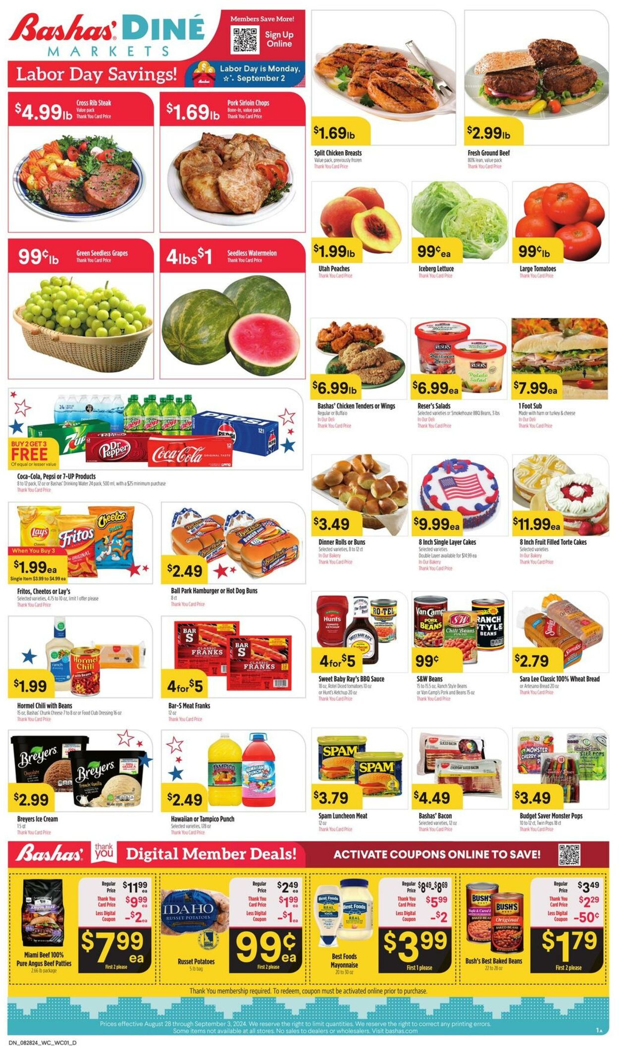 Weekly ad Bashas 08/28/2024 - 09/03/2024