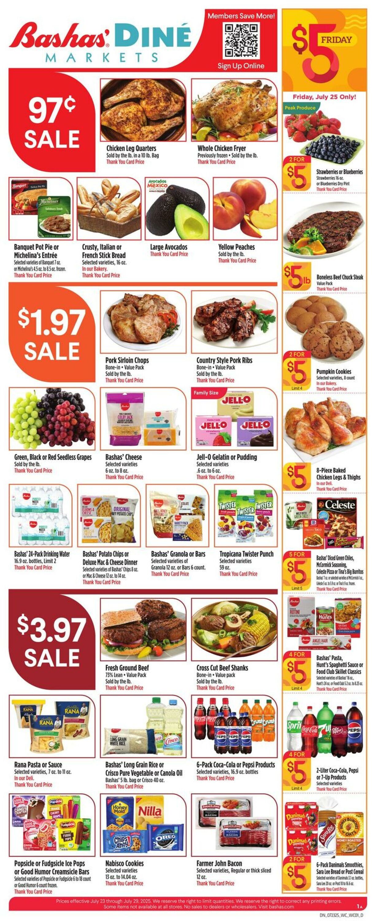 Weekly ad Bashas 07/23/2025 - 07/29/2025