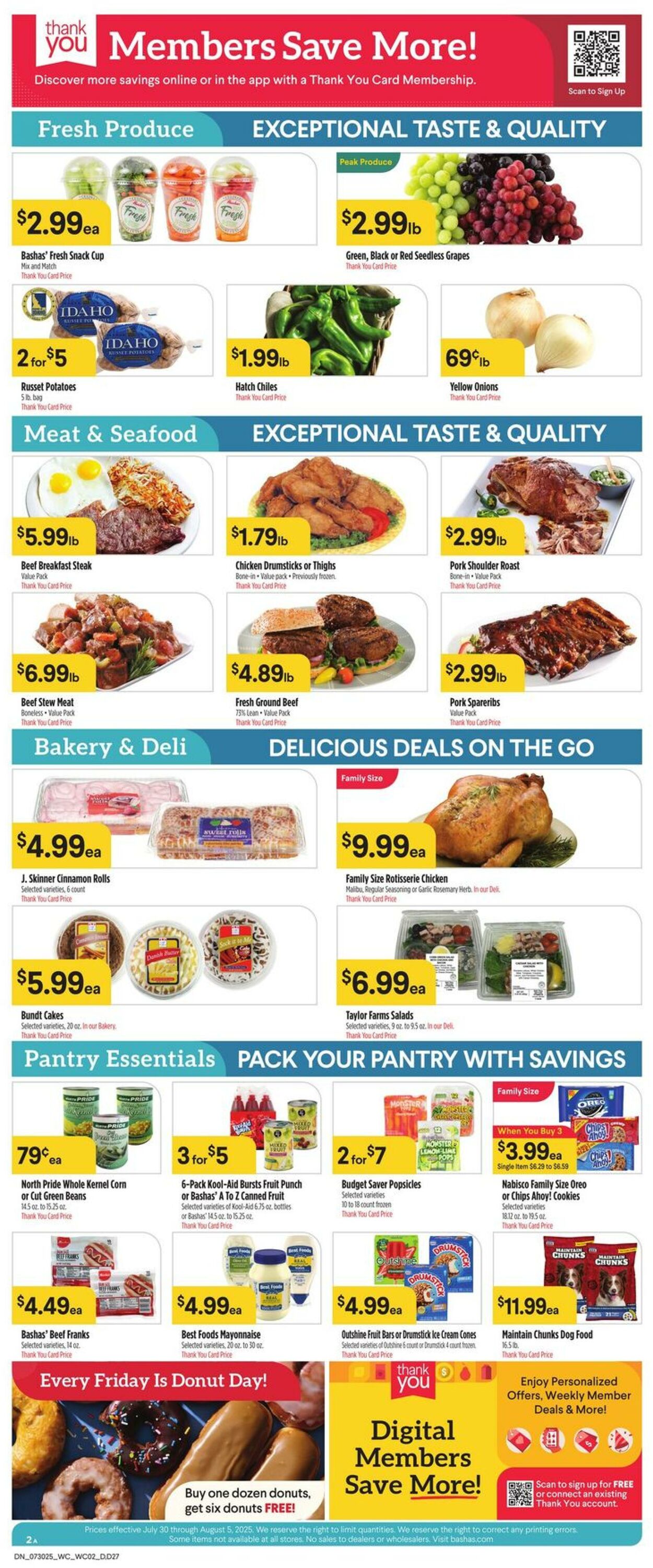 Weekly ad Bashas 07/30/2025 - 08/05/2025