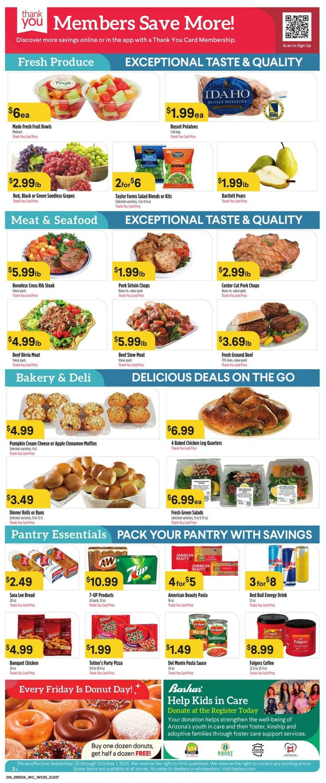 Weekly ad Bashas 09/25/2024 - 10/01/2024