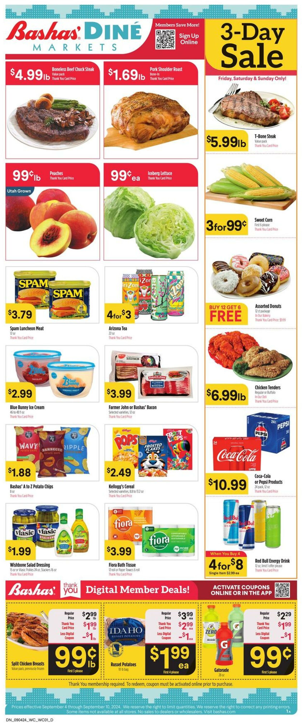 Weekly ad Bashas 09/04/2024 - 09/10/2024