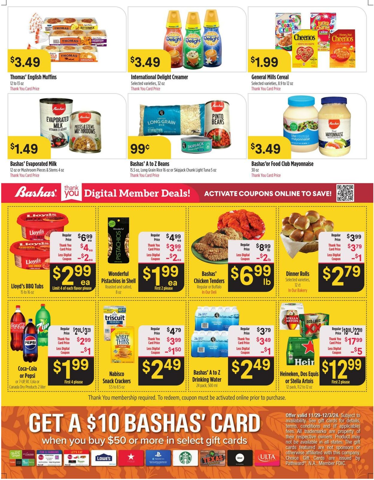 Weekly ad Bashas 11/29/2024 - 12/03/2024