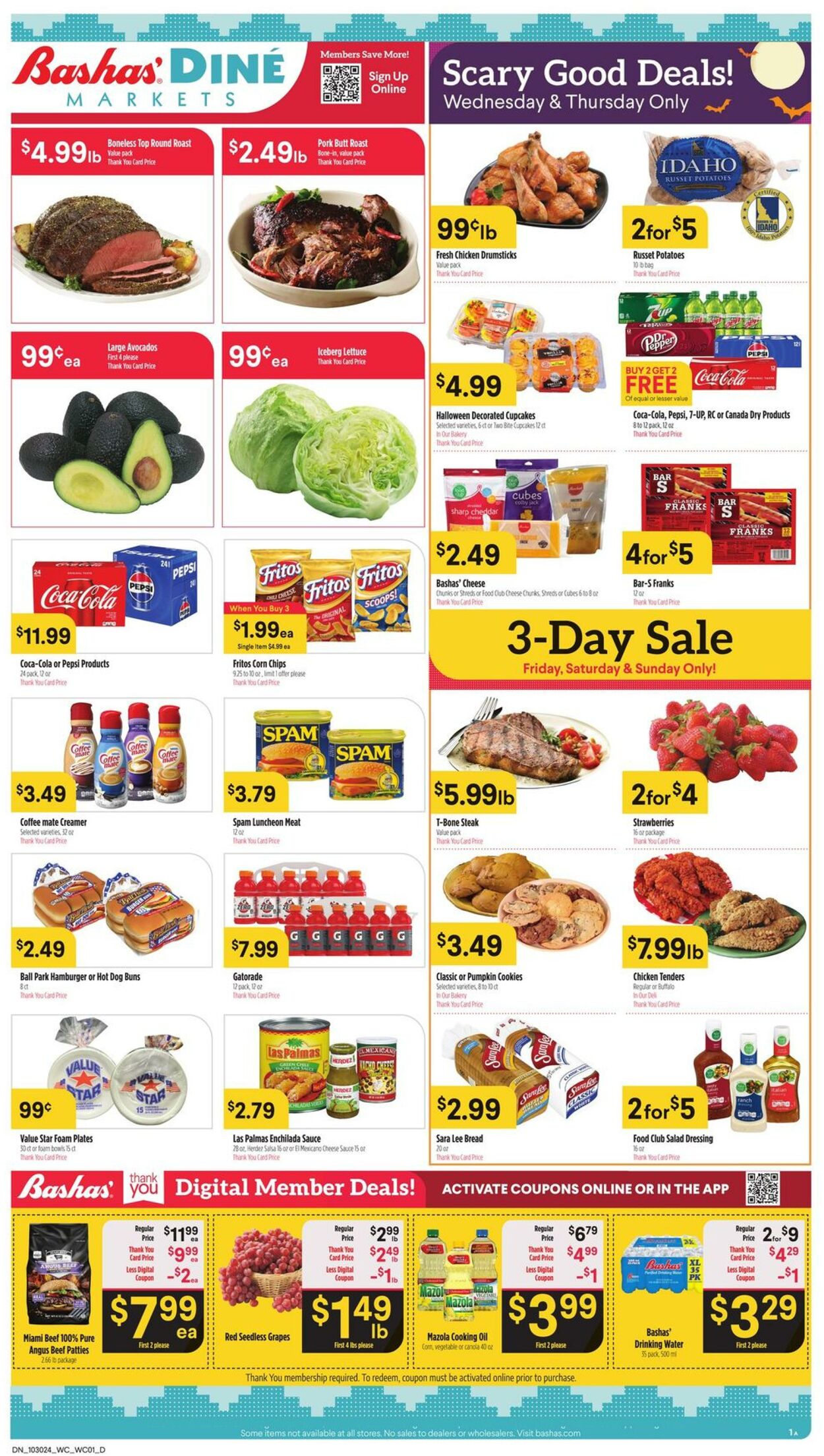 Weekly ad Bashas 10/30/2024 - 11/05/2024