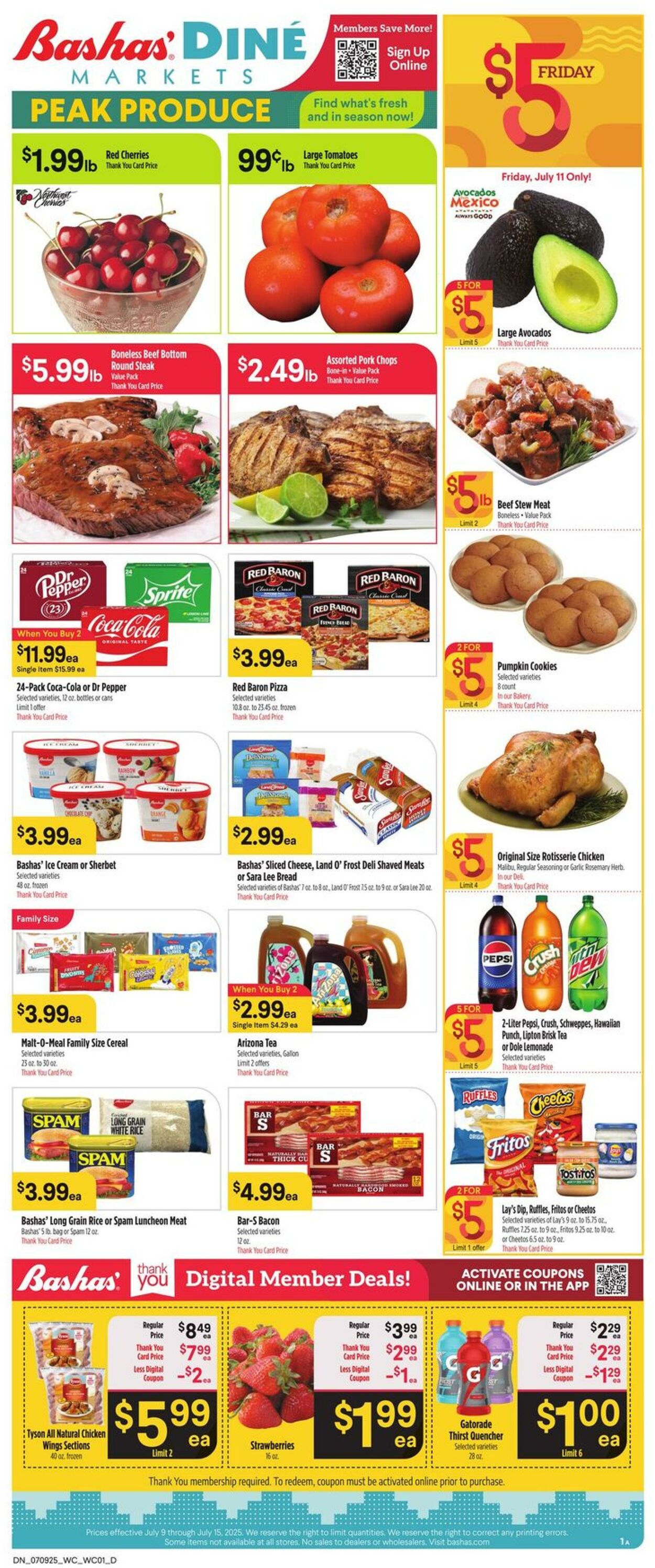 Weekly ad Bashas 07/09/2025 - 07/15/2025