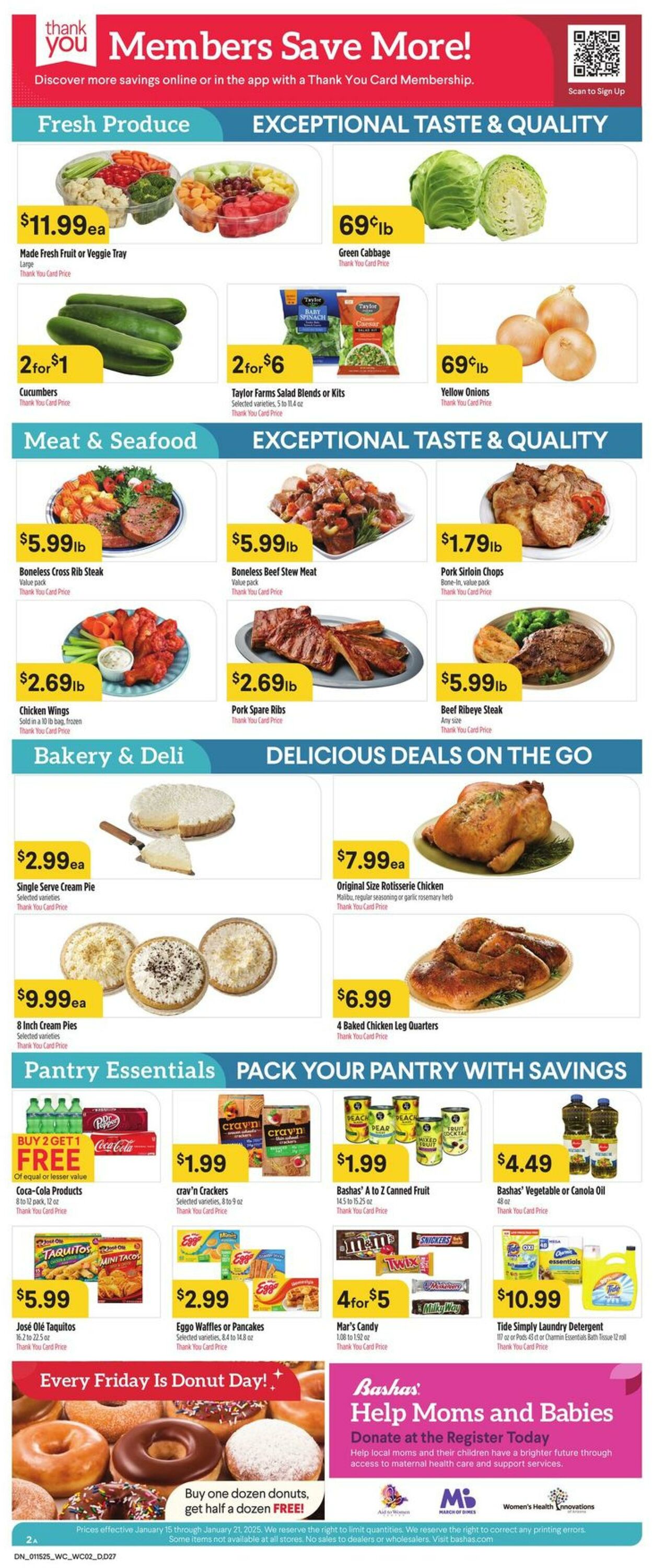 Weekly ad Bashas 01/15/2025 - 01/21/2025