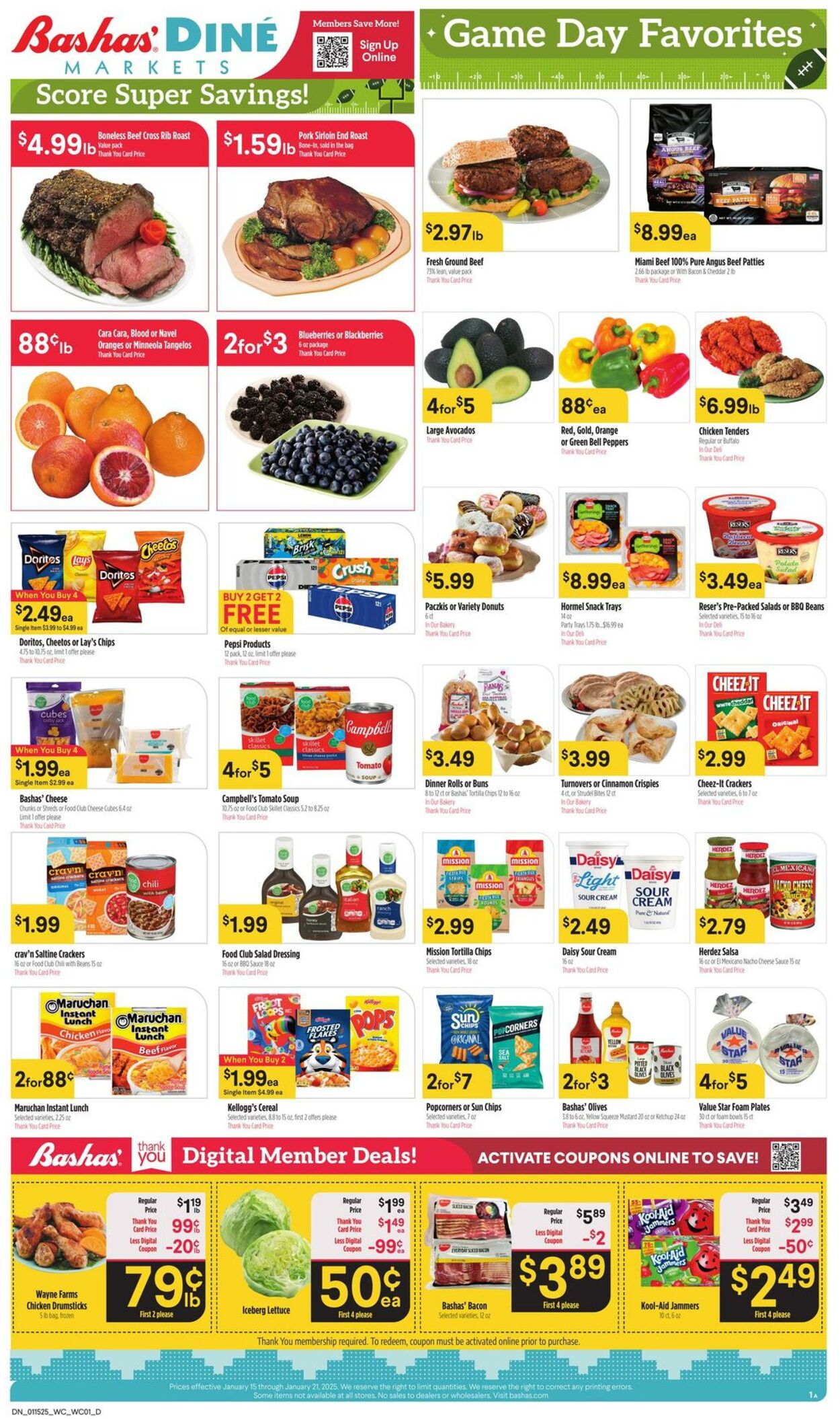 Weekly ad Bashas 01/15/2025 - 01/21/2025