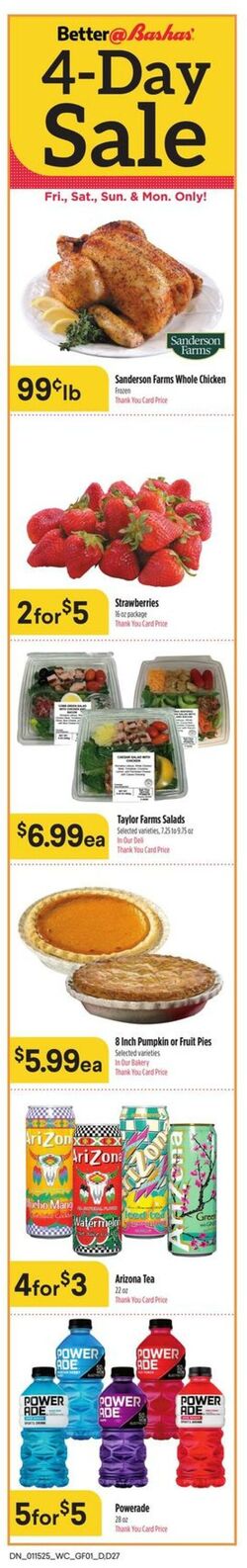 Weekly ad Bashas 01/15/2025 - 01/21/2025