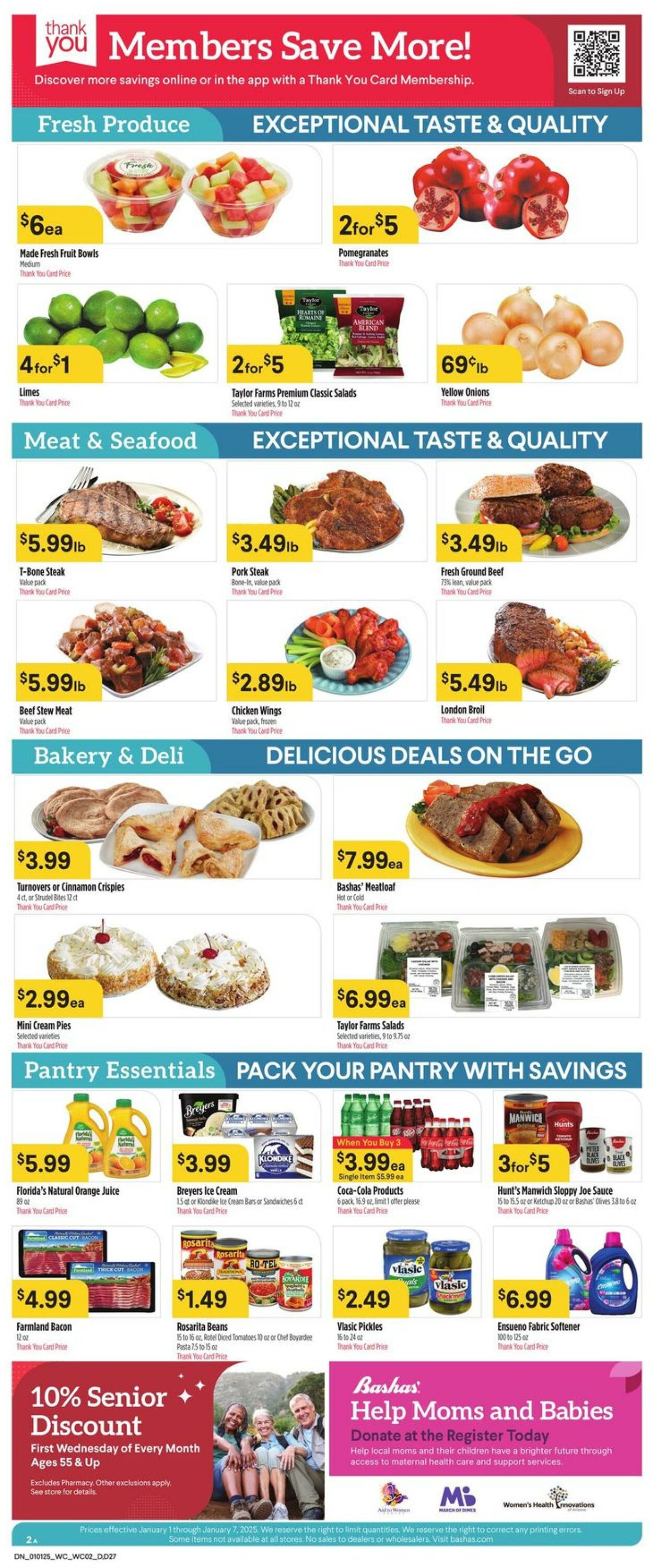 Weekly ad Bashas 01/01/2025 - 01/07/2025