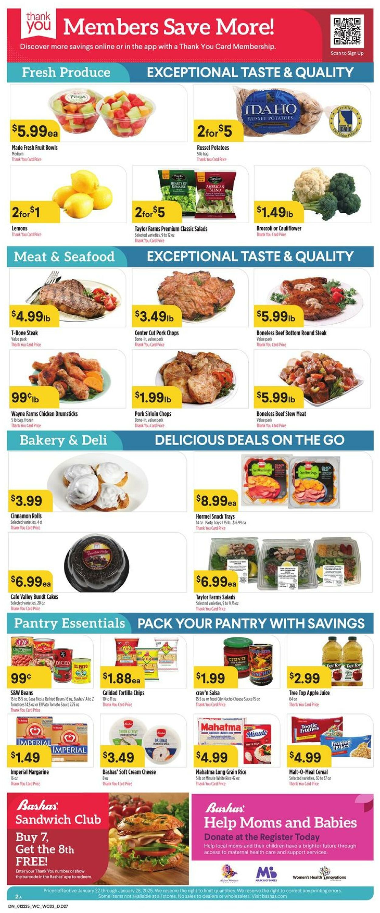 Weekly ad Bashas 01/22/2025 - 01/28/2025