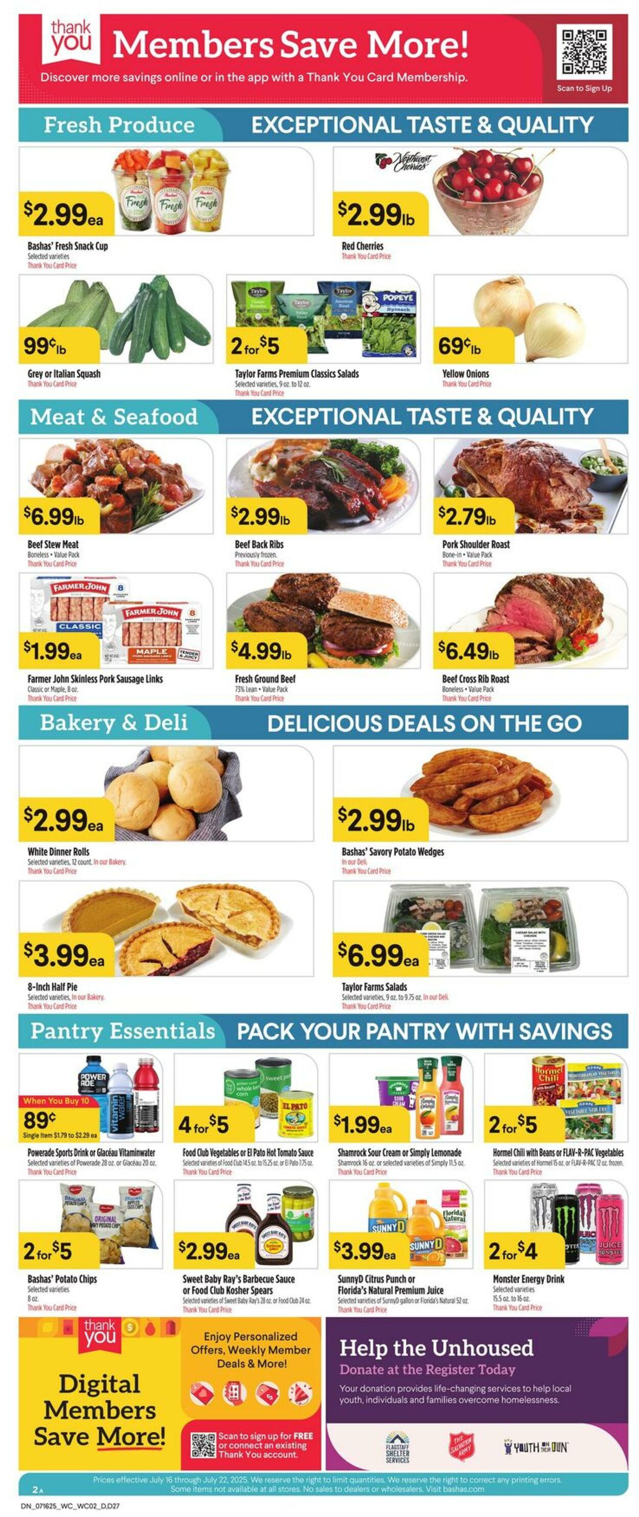 Weekly ad Bashas 07/16/2025 - 07/22/2025