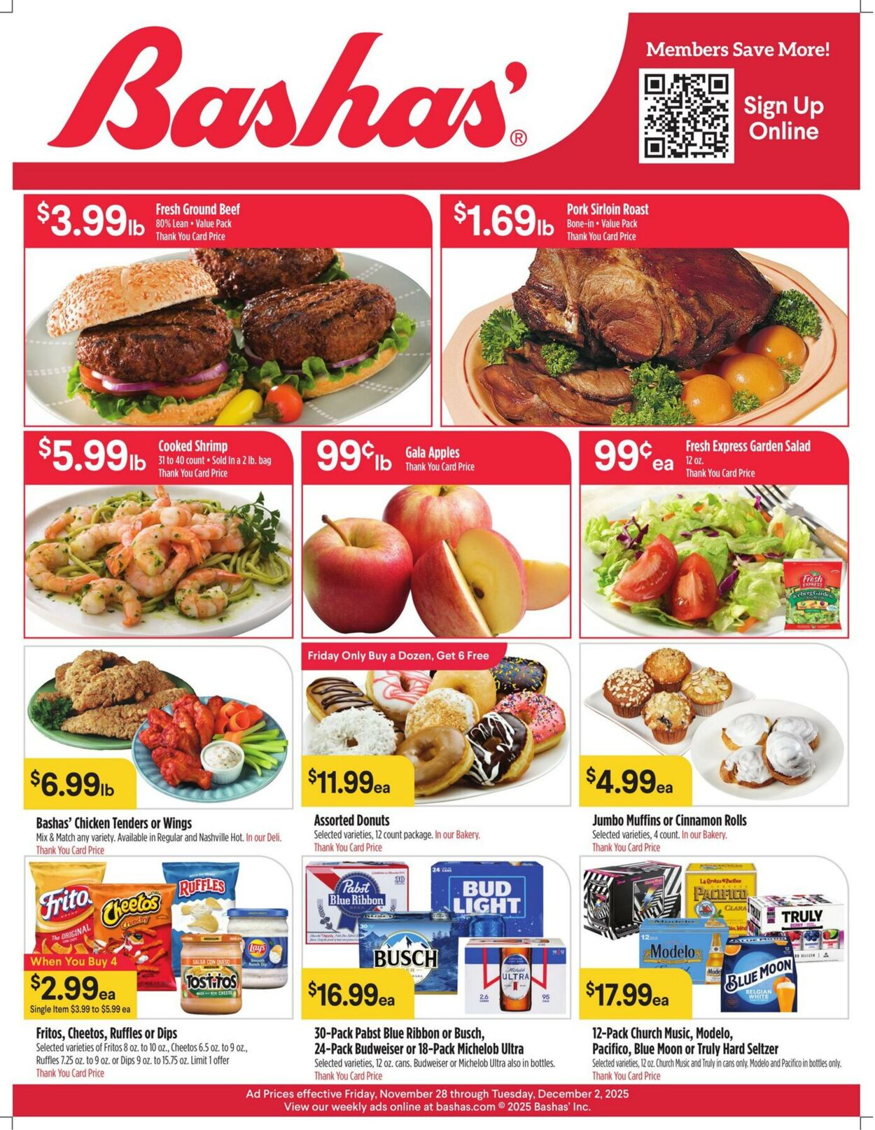 Weekly ad Bashas 11/28/2025 - 12/02/2025