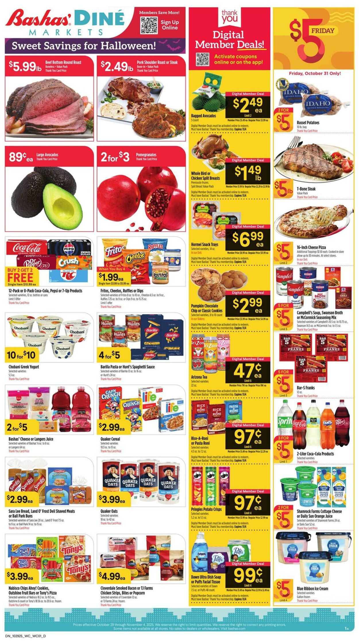 Weekly ad Bashas 10/29/2025 - 11/04/2025