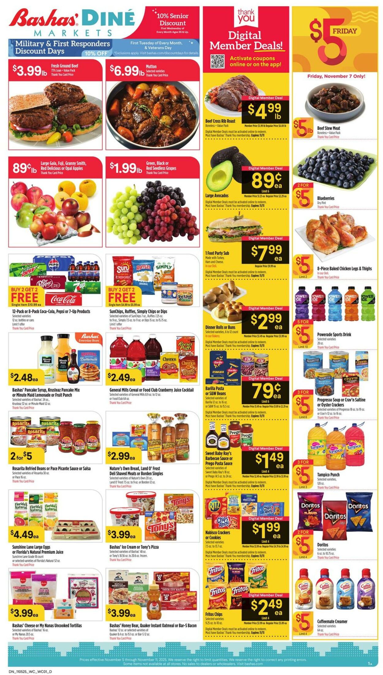 Weekly ad Bashas 11/05/2025 - 11/11/2025