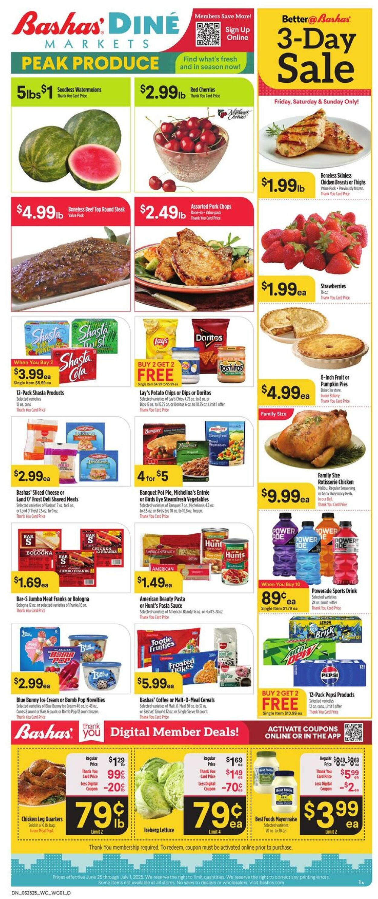 Weekly ad Bashas 06/24/2025 - 07/01/2025