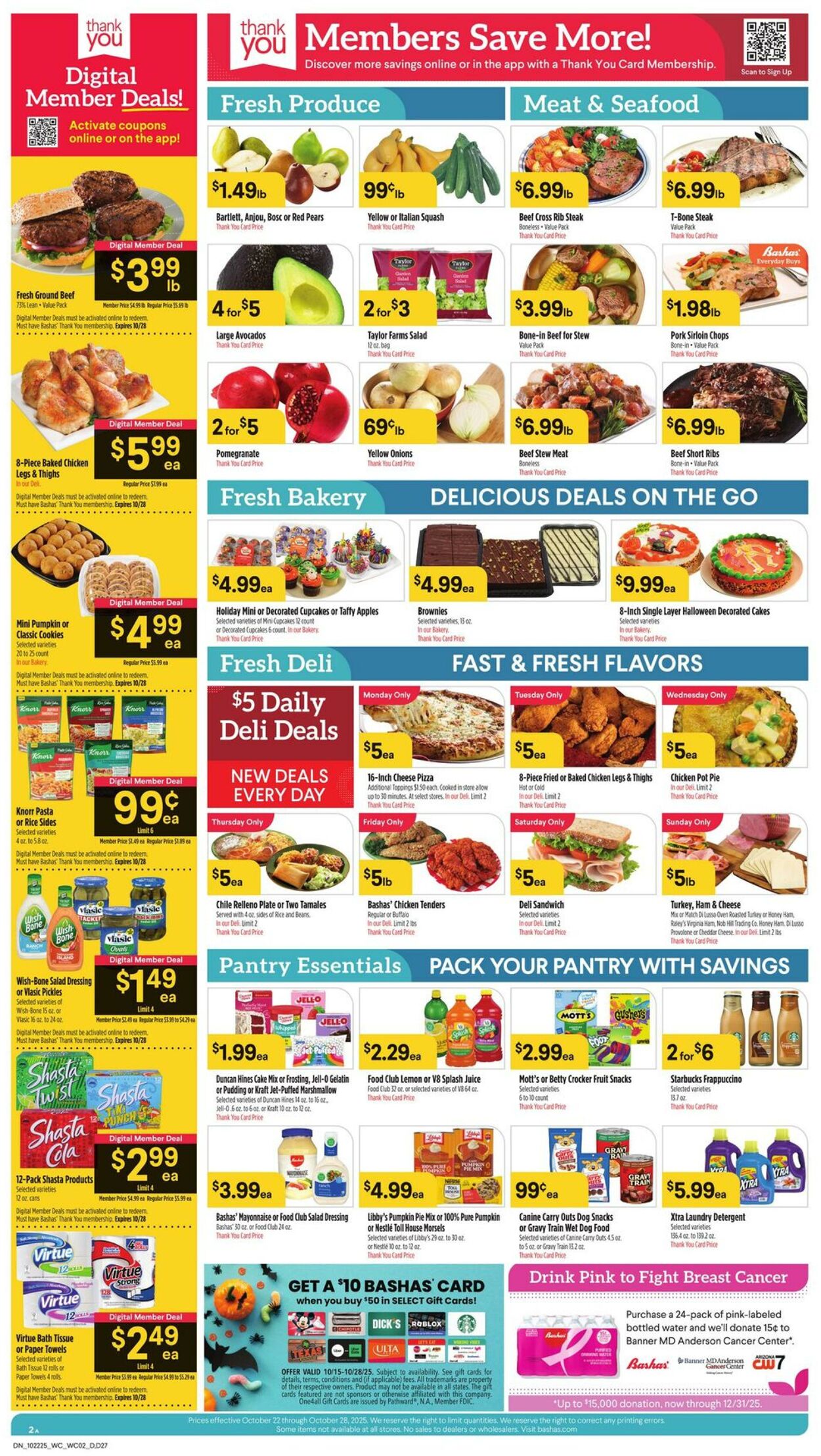 Weekly ad Bashas 10/22/2025 - 10/28/2025