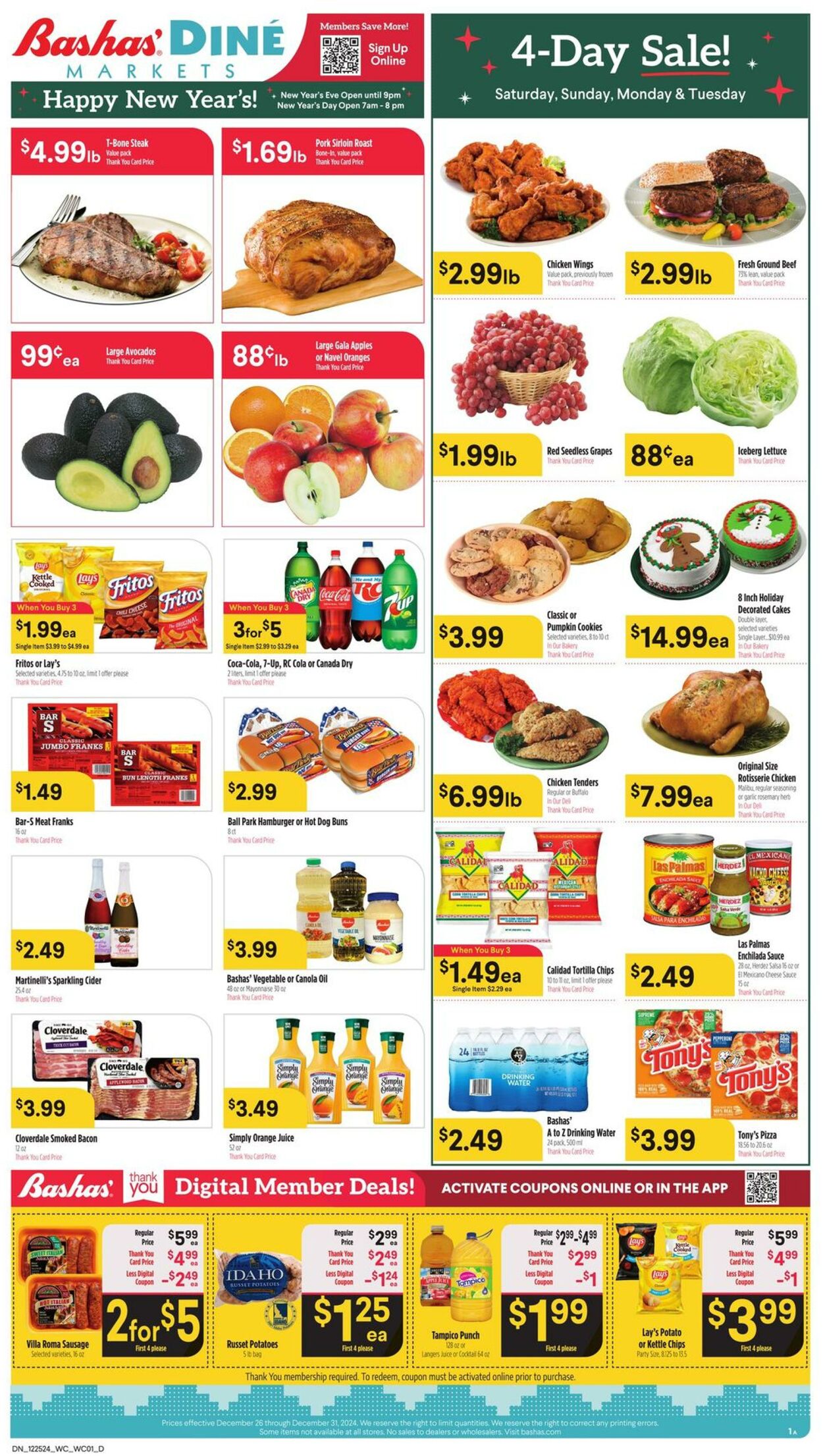 Weekly ad Bashas 12/25/2024 - 12/31/2024