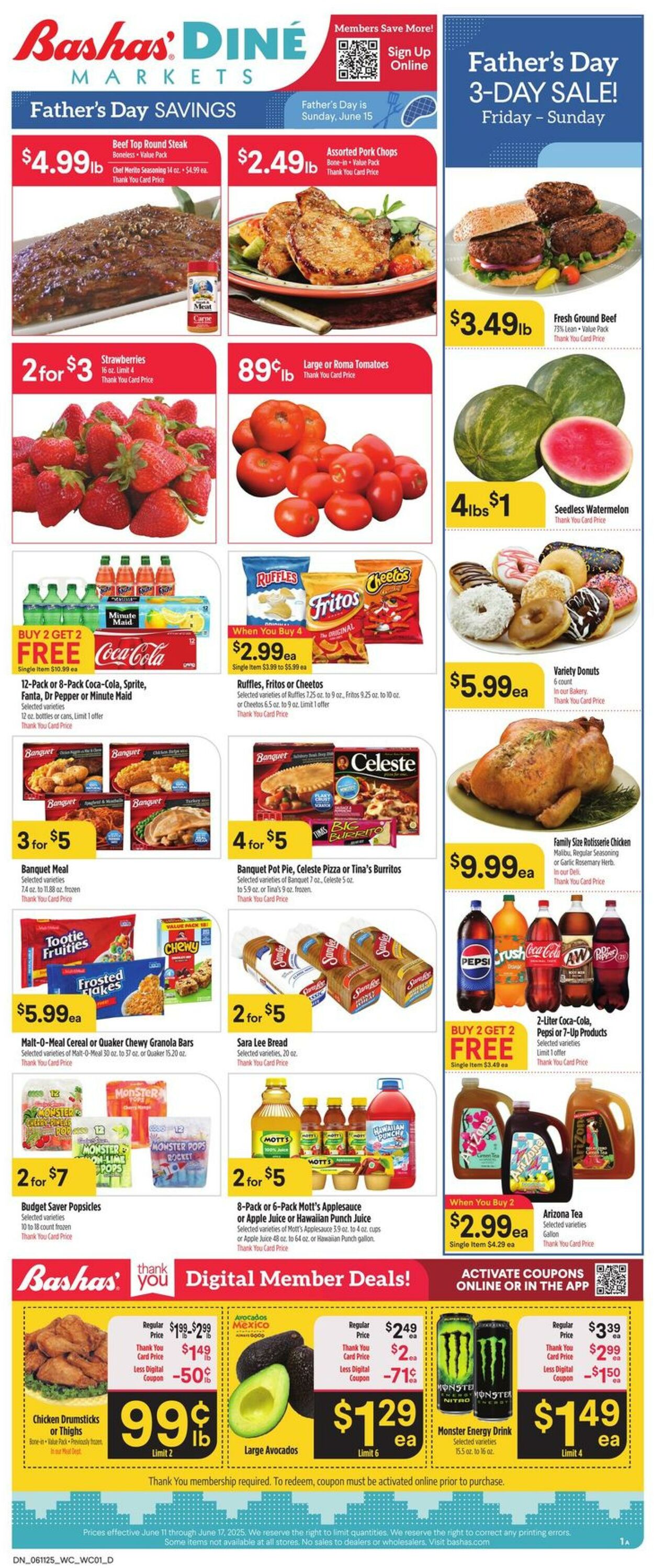 Weekly ad Bashas 06/11/2025 - 06/17/2025