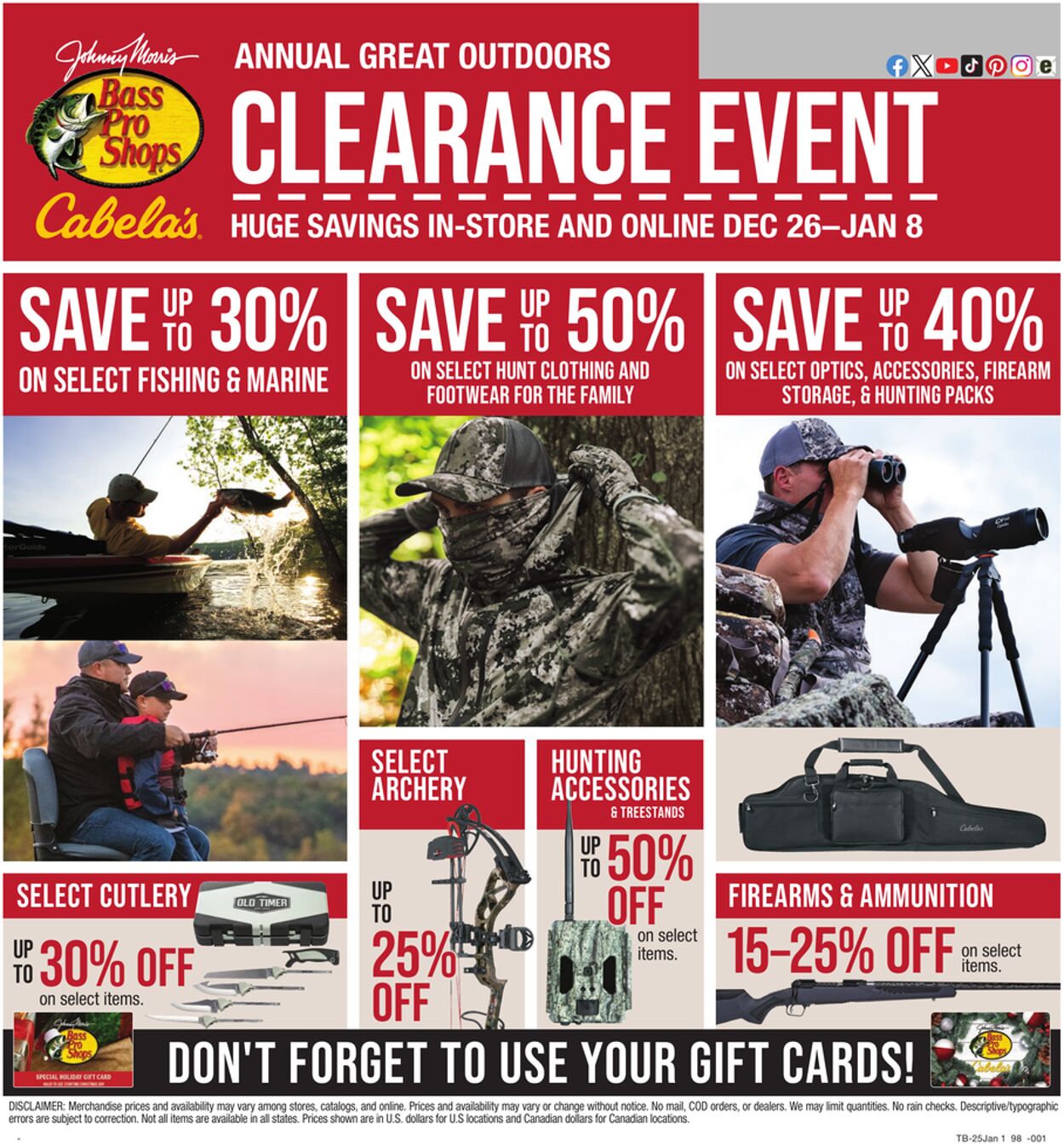 Weekly ad Bass Pro 12/26/2024 - 01/08/2025