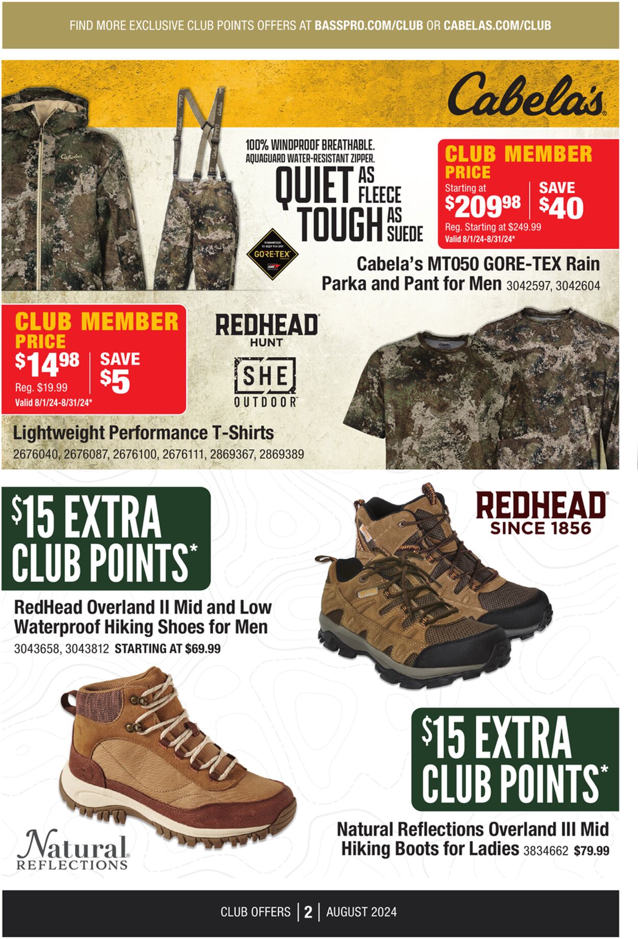 Weekly ad Bass Pro 08/01/2024 - 08/31/2024