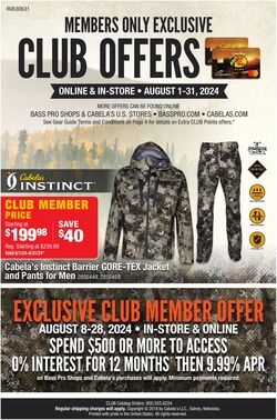 Weekly ad Bass Pro 08/01/2024 - 08/31/2024