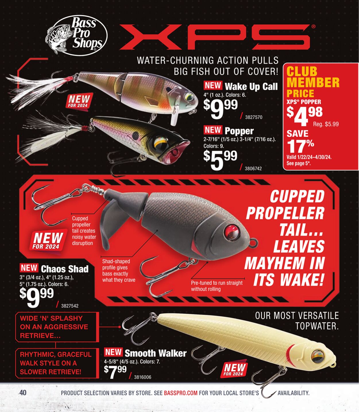 Weekly ad Bass Pro 03/01/2024 - 05/31/2024