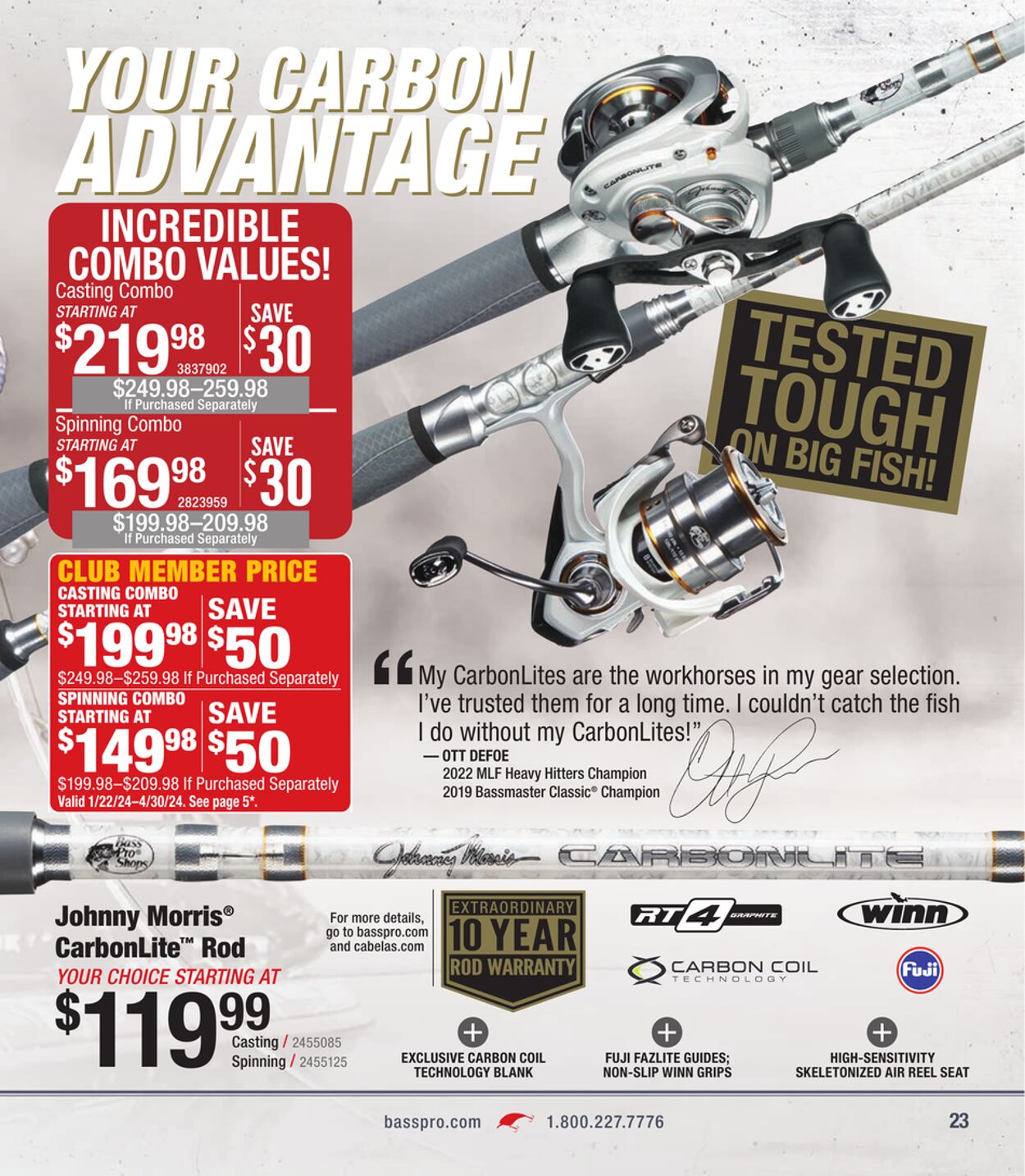 Weekly ad Bass Pro 03/01/2024 - 05/31/2024