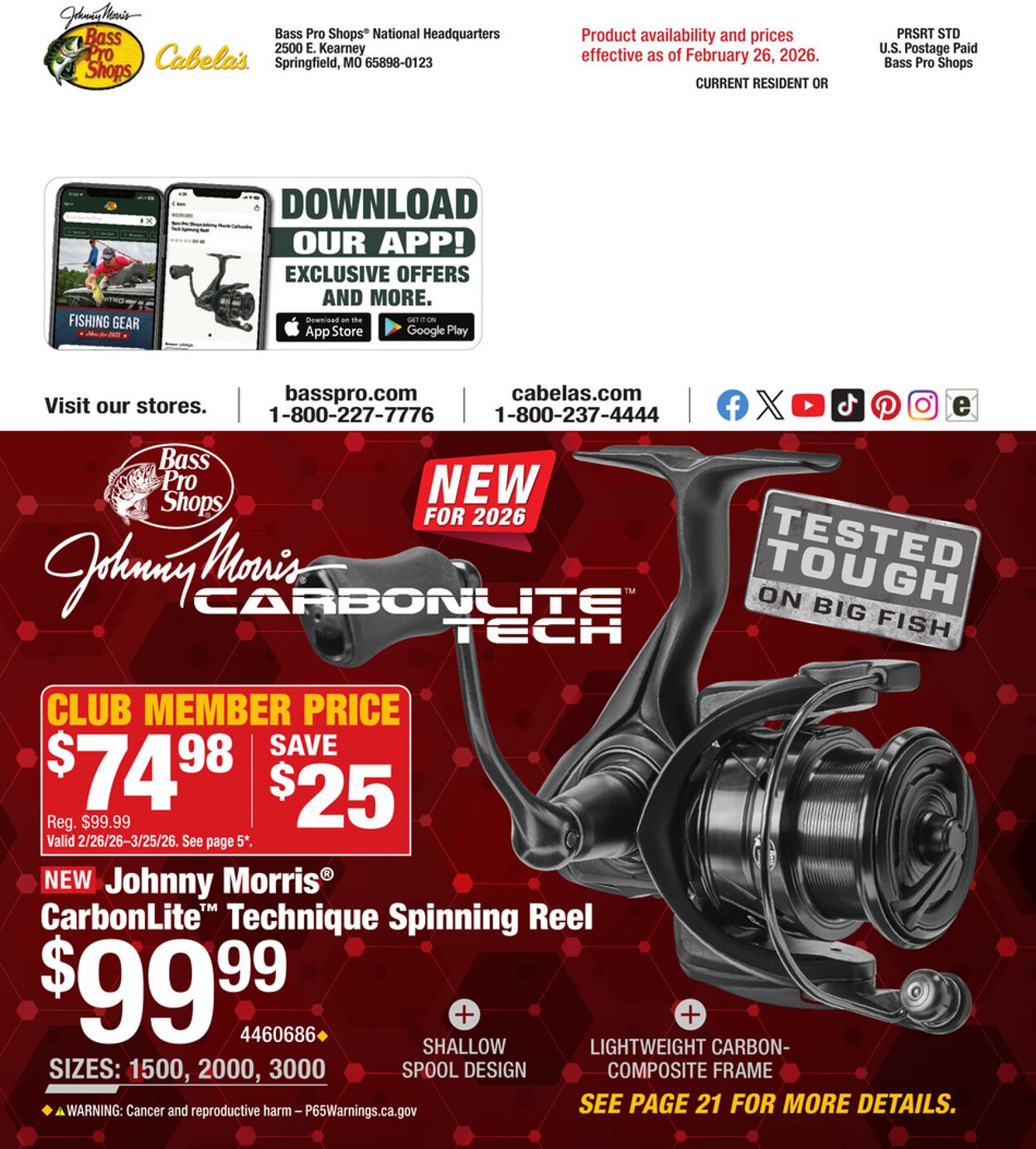 Weekly ad Bass Pro 02/26/2026 - 03/06/2026