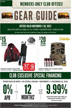 Weekly ad Bass Pro 11/01/2022-12/01/2022