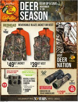 Weekly ad Bass Pro 11/03/2022-11/30/2022