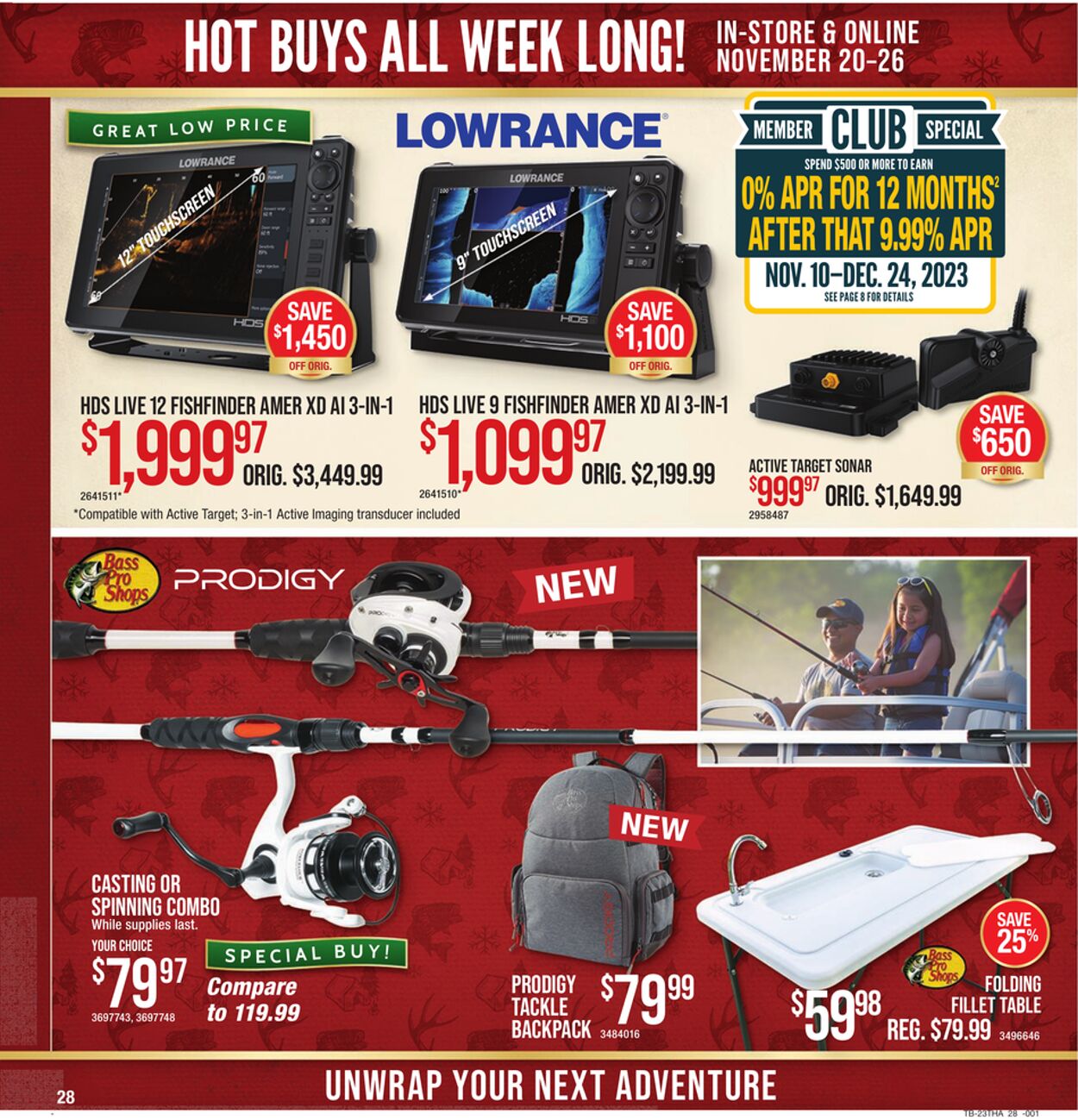 Weekly ad Bass Pro 11/20/2023 - 11/26/2023