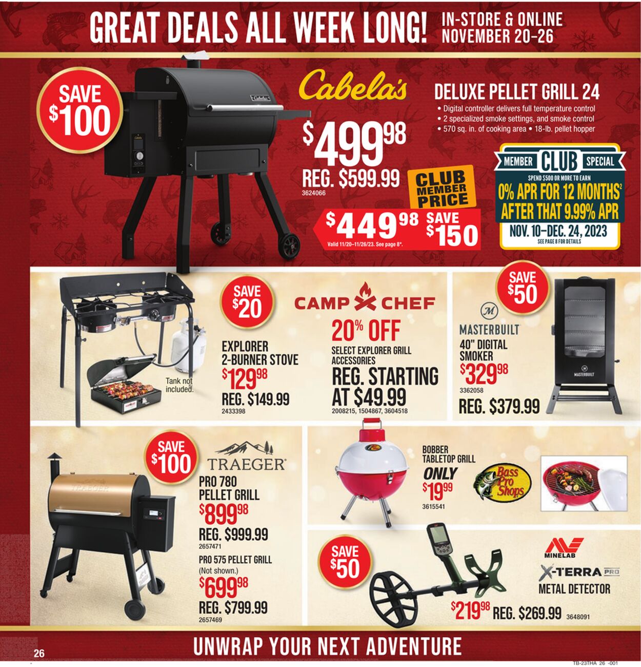 Weekly ad Bass Pro 11/20/2023 - 11/26/2023