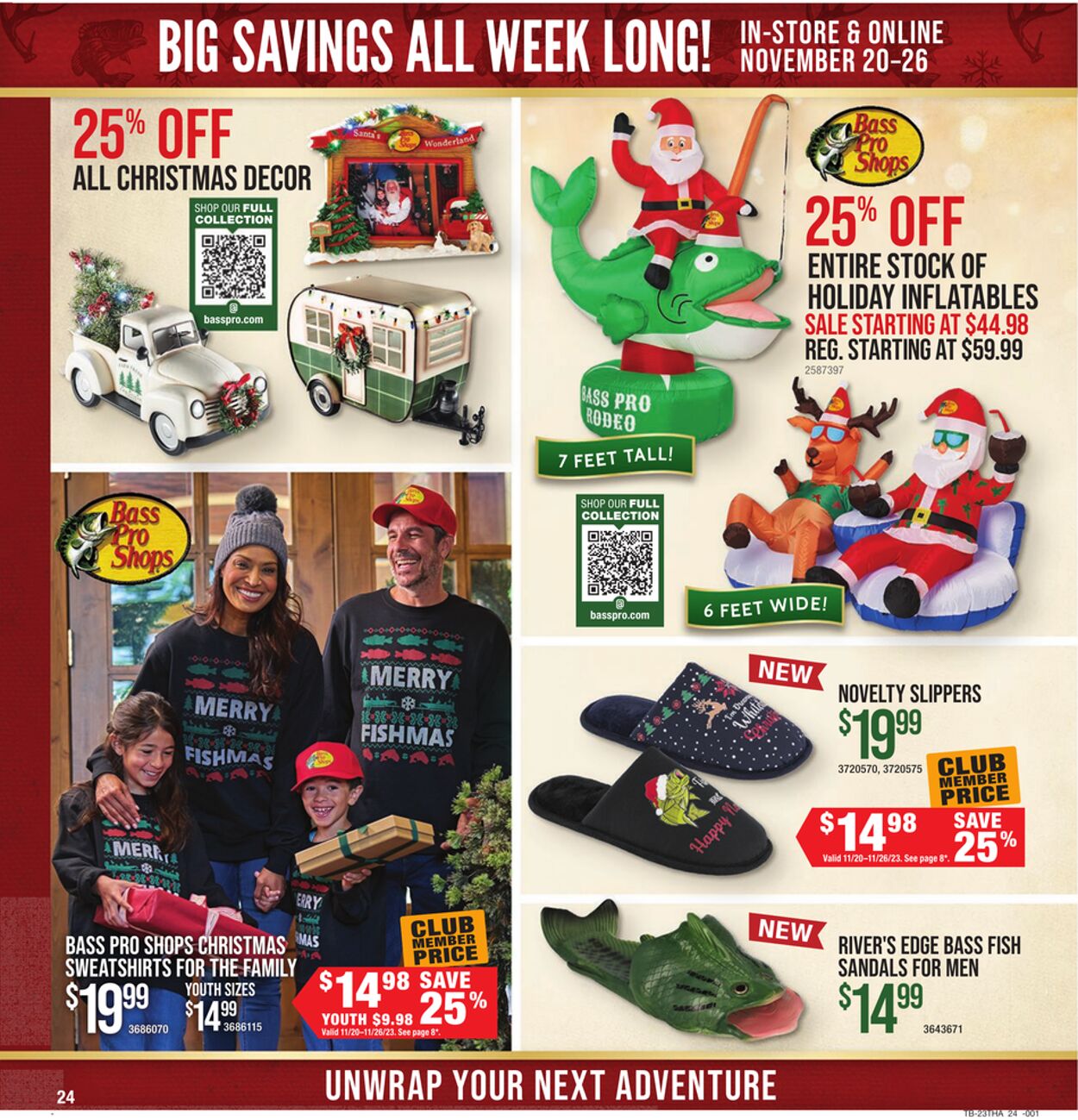 Weekly ad Bass Pro 11/20/2023 - 11/26/2023